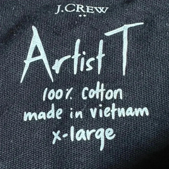 J. Crew Factory Navy Long Sleeve Tee - Picture 2 of 6